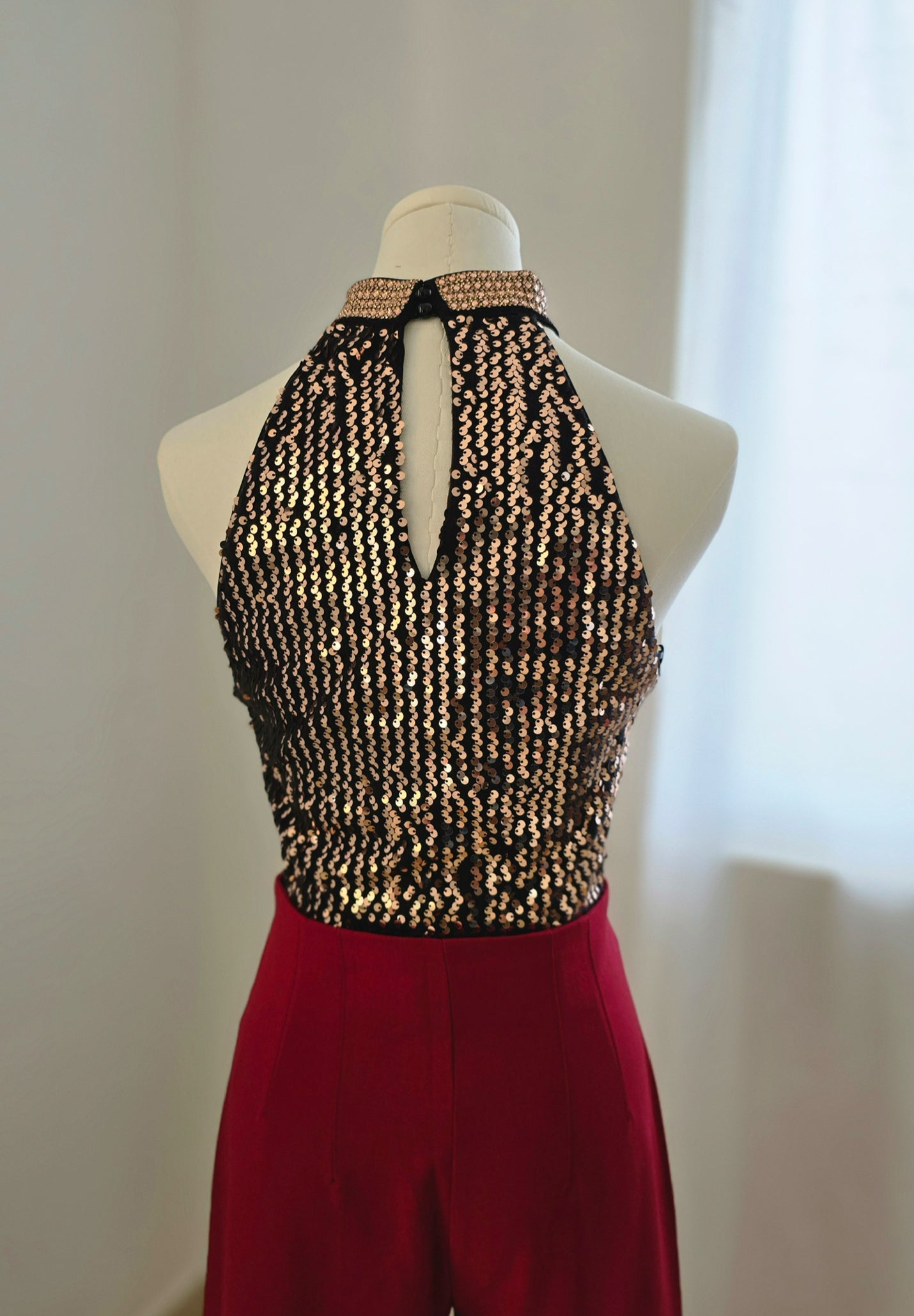 Gold Sequins Top
