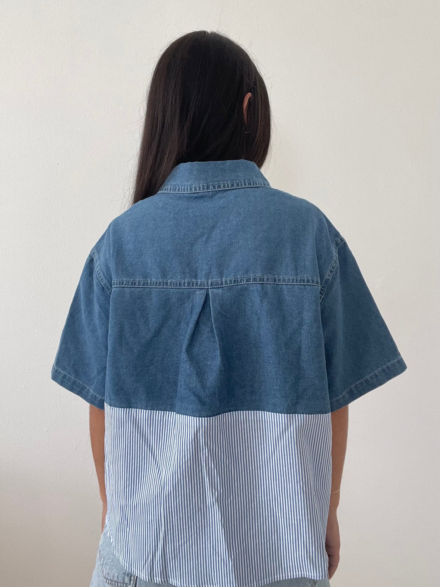 Denim Chic Top