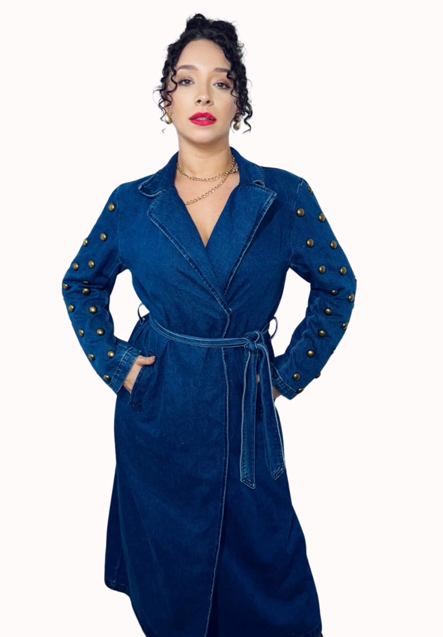 Denim Coat Dress