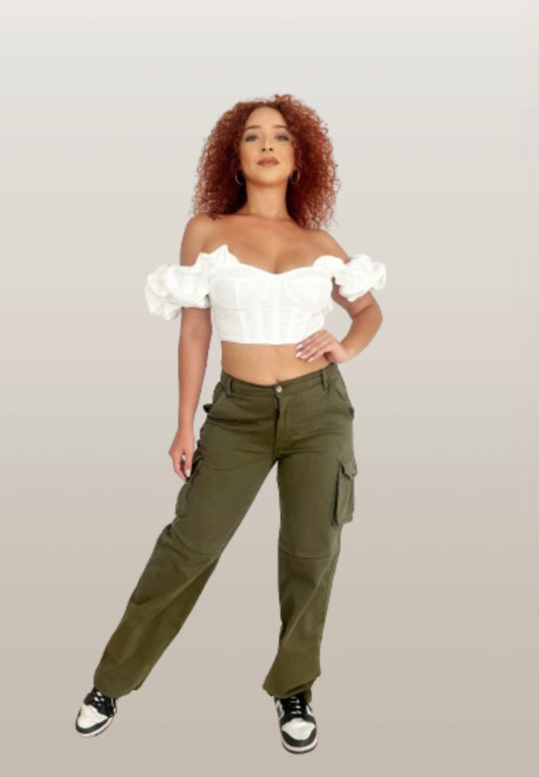 Ruffled Off Shoulders