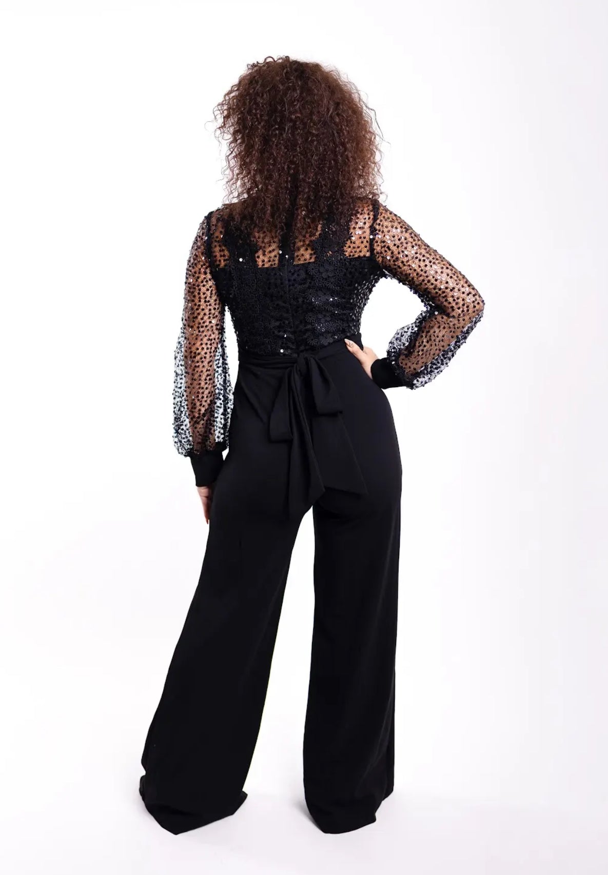 Sequin Top Fashion Jumpsuit