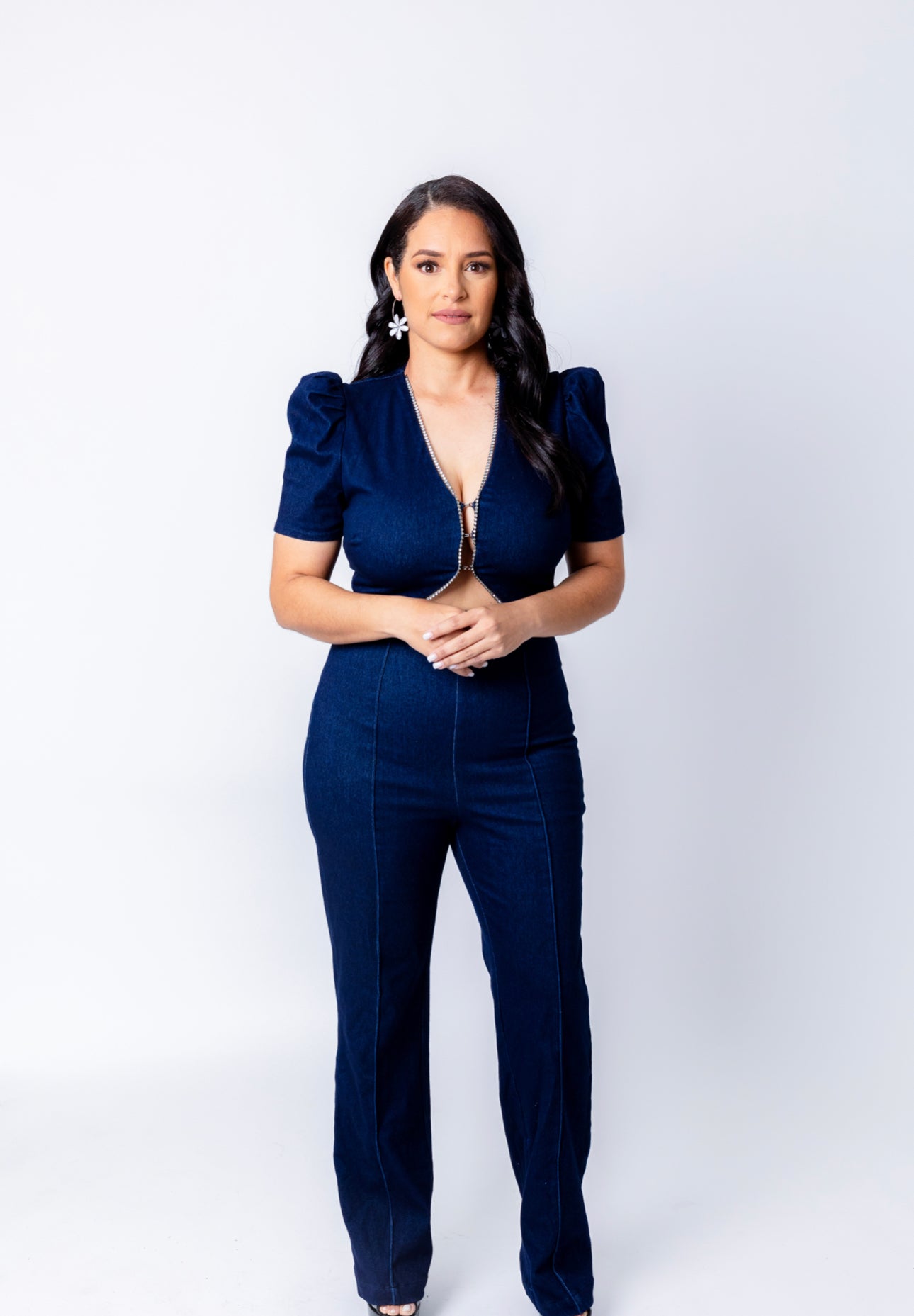 Denim Fashion Jumpsuit