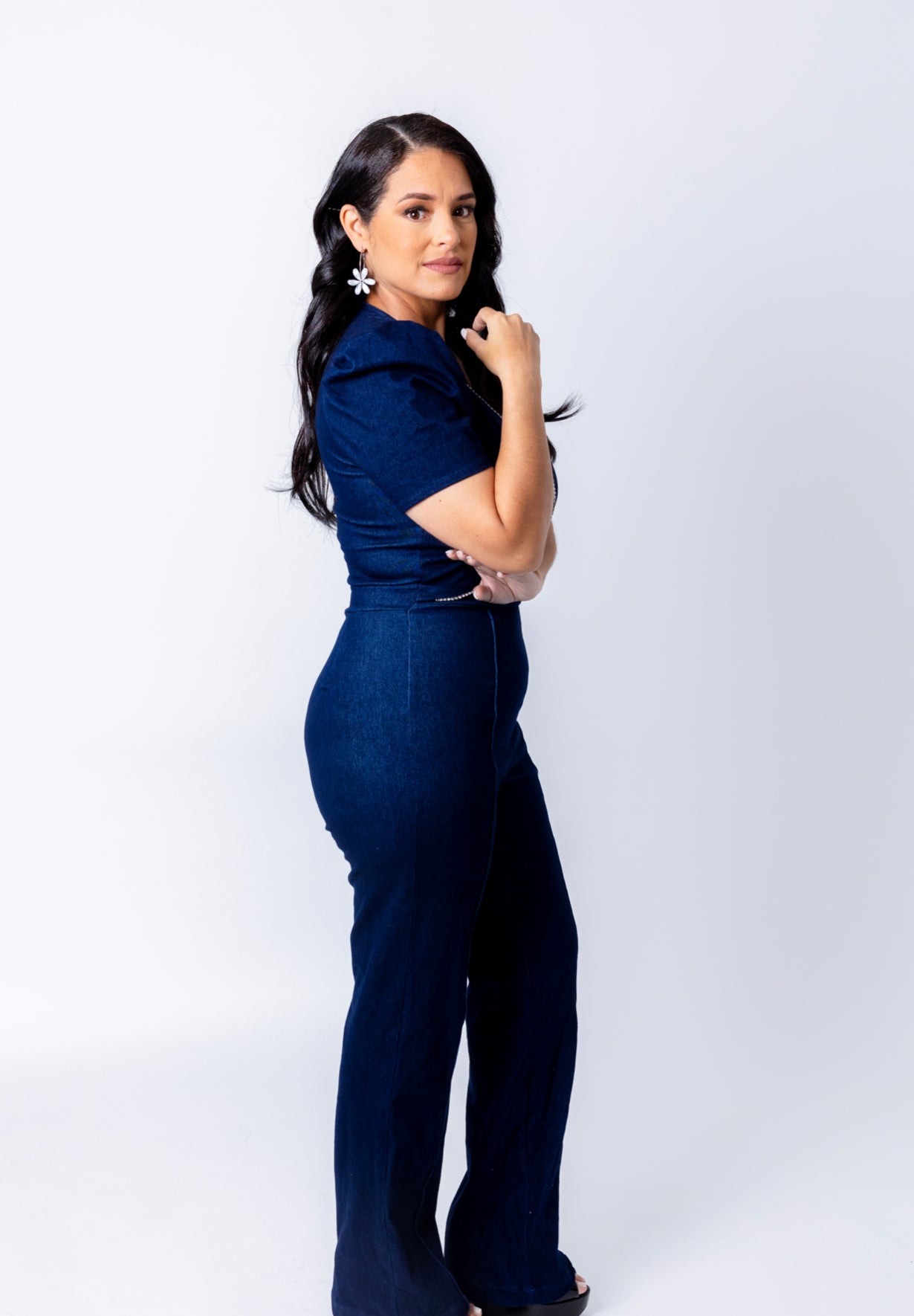 Denim Fashion Jumpsuit