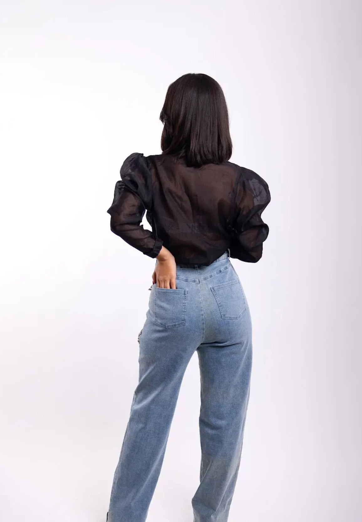 Black Fashion Top