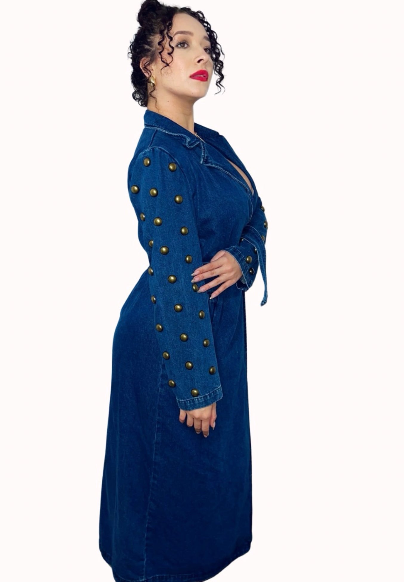 Denim Coat Dress
