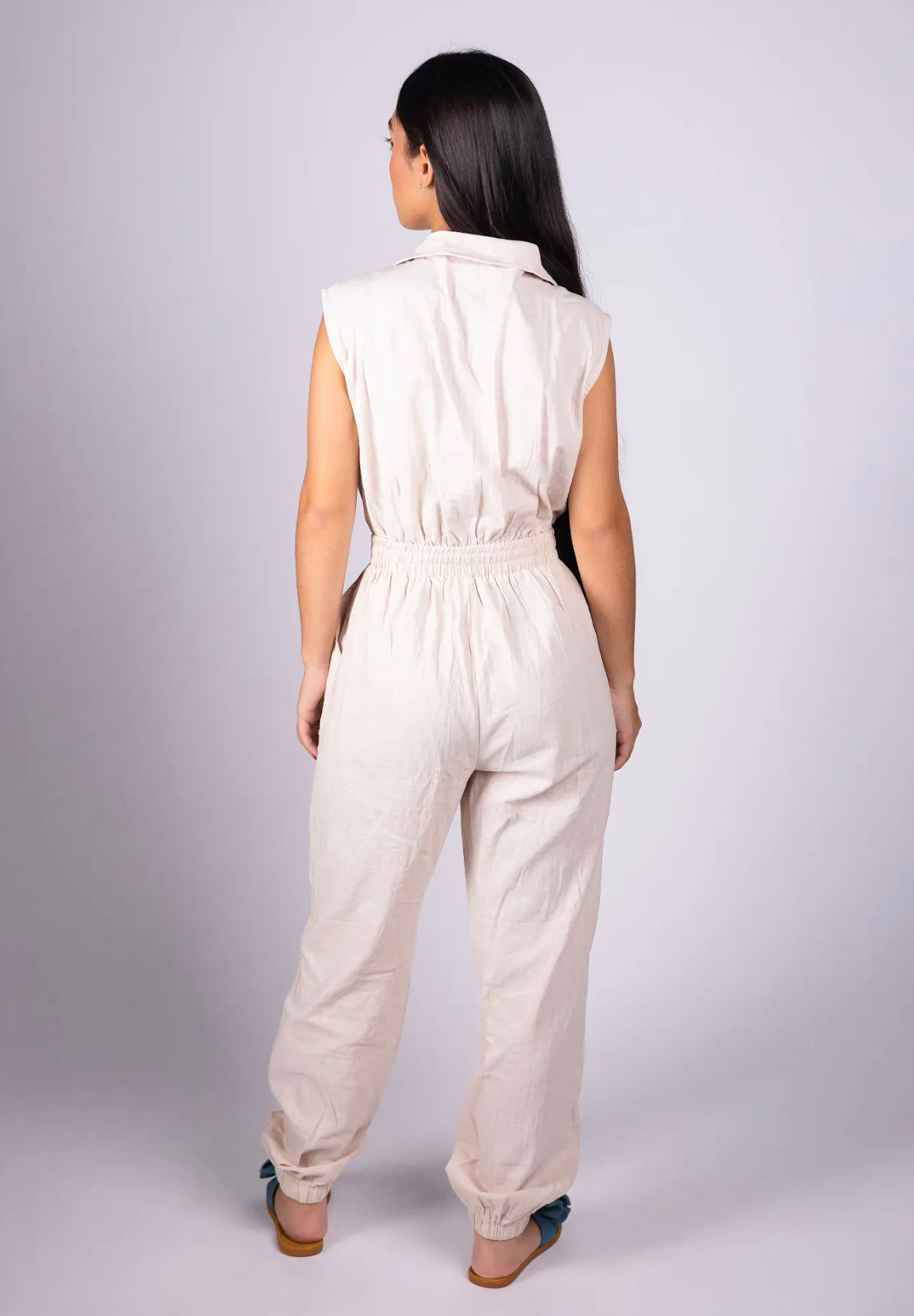 Beige Fashion Jumpsuit