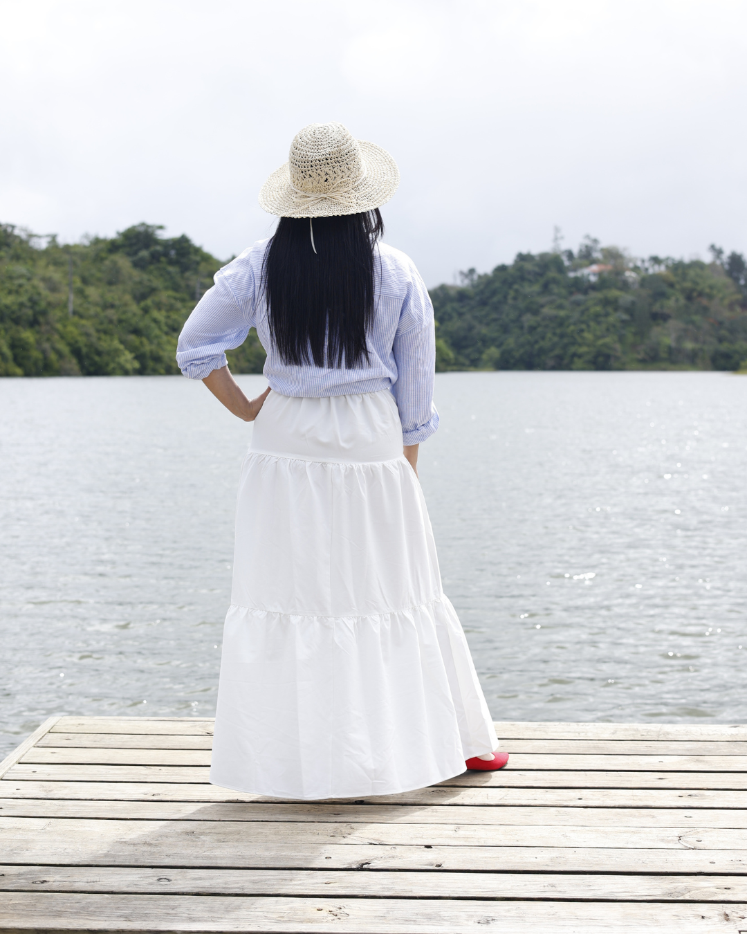 White Maxi Skirt