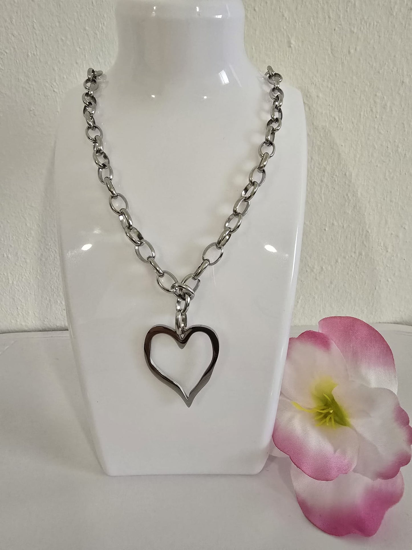 Collar Corazon Acero