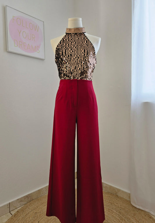 Gold Sequins Top