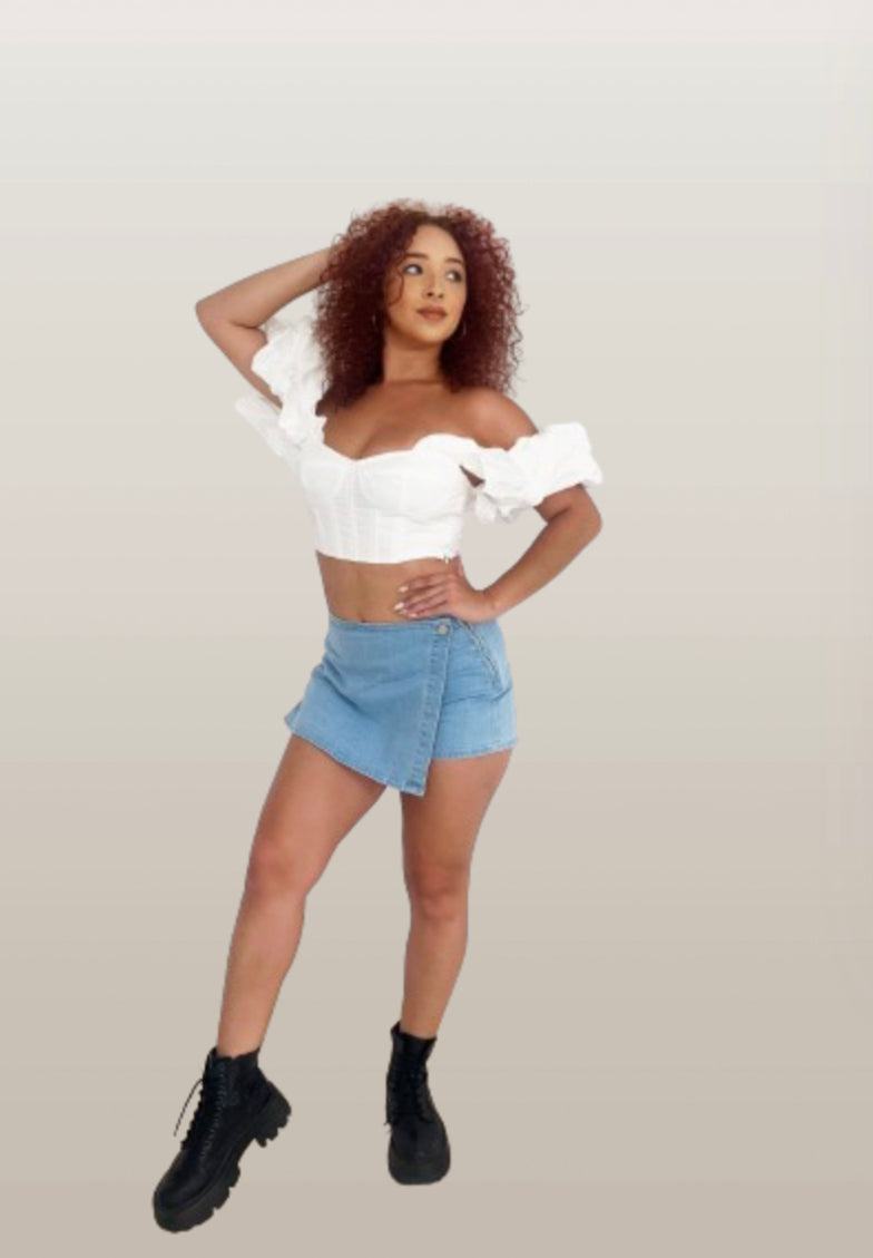 Short Denim Skirt