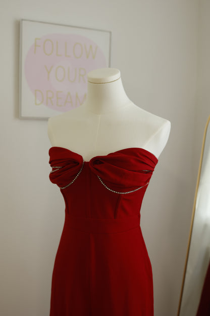 Red Fashion Jumpsuit
