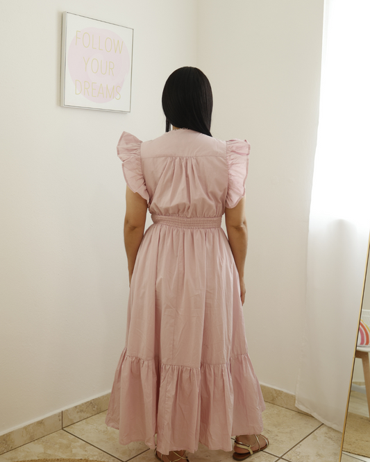 Mauve Midi Dress